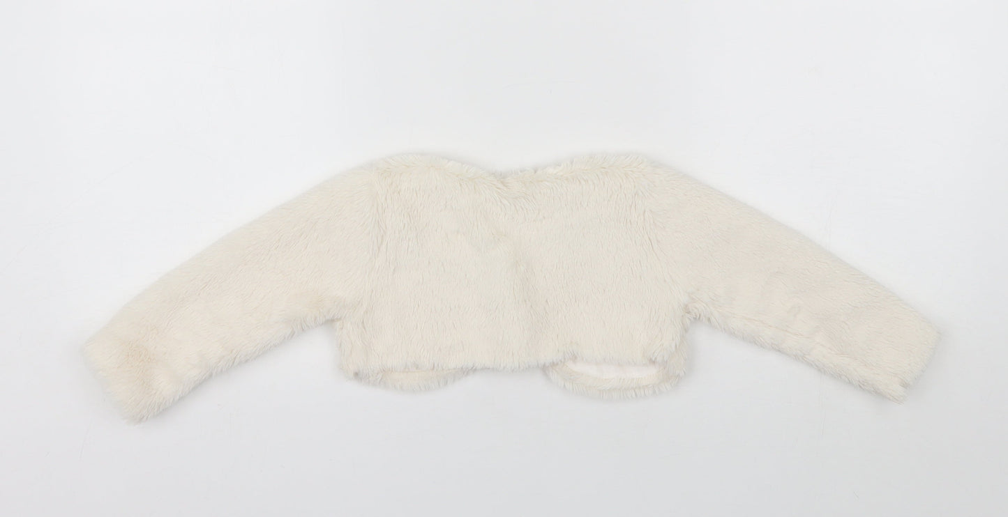 Miss Ebita Baby White   Jacket  Size 12 Months