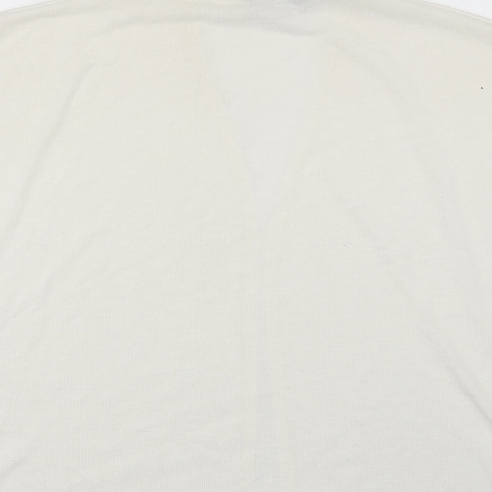 Womens UK Size M Dorothy Perkins White Cardigan Jumper