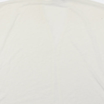Womens UK Size M Dorothy Perkins White Cardigan Jumper