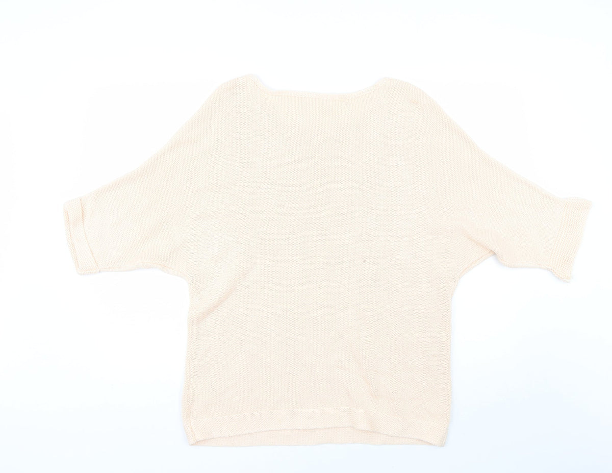Womens UK Size M H&M Pink Pullover Jumper