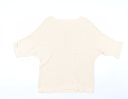 Womens UK Size M H&M Pink Pullover Jumper