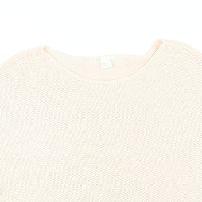 Womens UK Size M H&M Pink Pullover Jumper