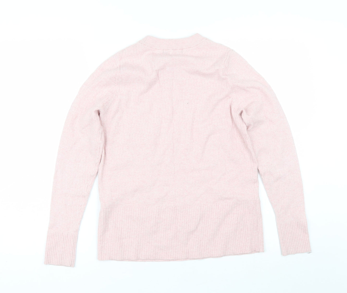 Womens UK Size 14 Marks and Spencer Pink Pullover Jumper