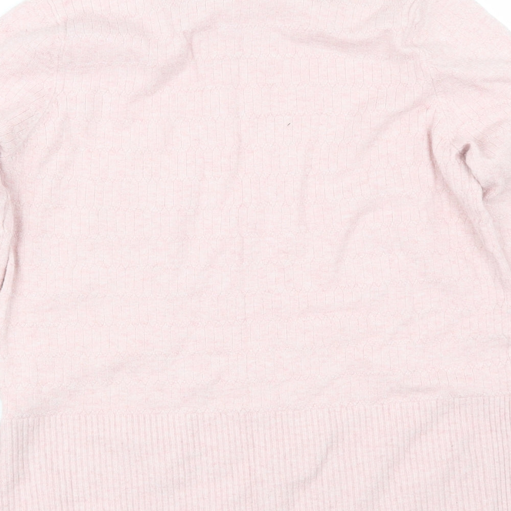 Womens UK Size 14 Marks and Spencer Pink Pullover Jumper