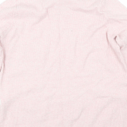 Womens UK Size 14 Marks and Spencer Pink Pullover Jumper