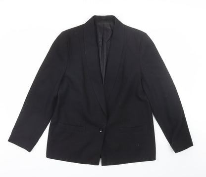 Womens UK Size 12 Littlewoods Black Jacket