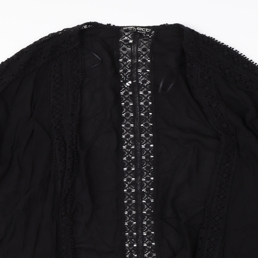 Womens UK Size 12 Select Black Cape Jumper