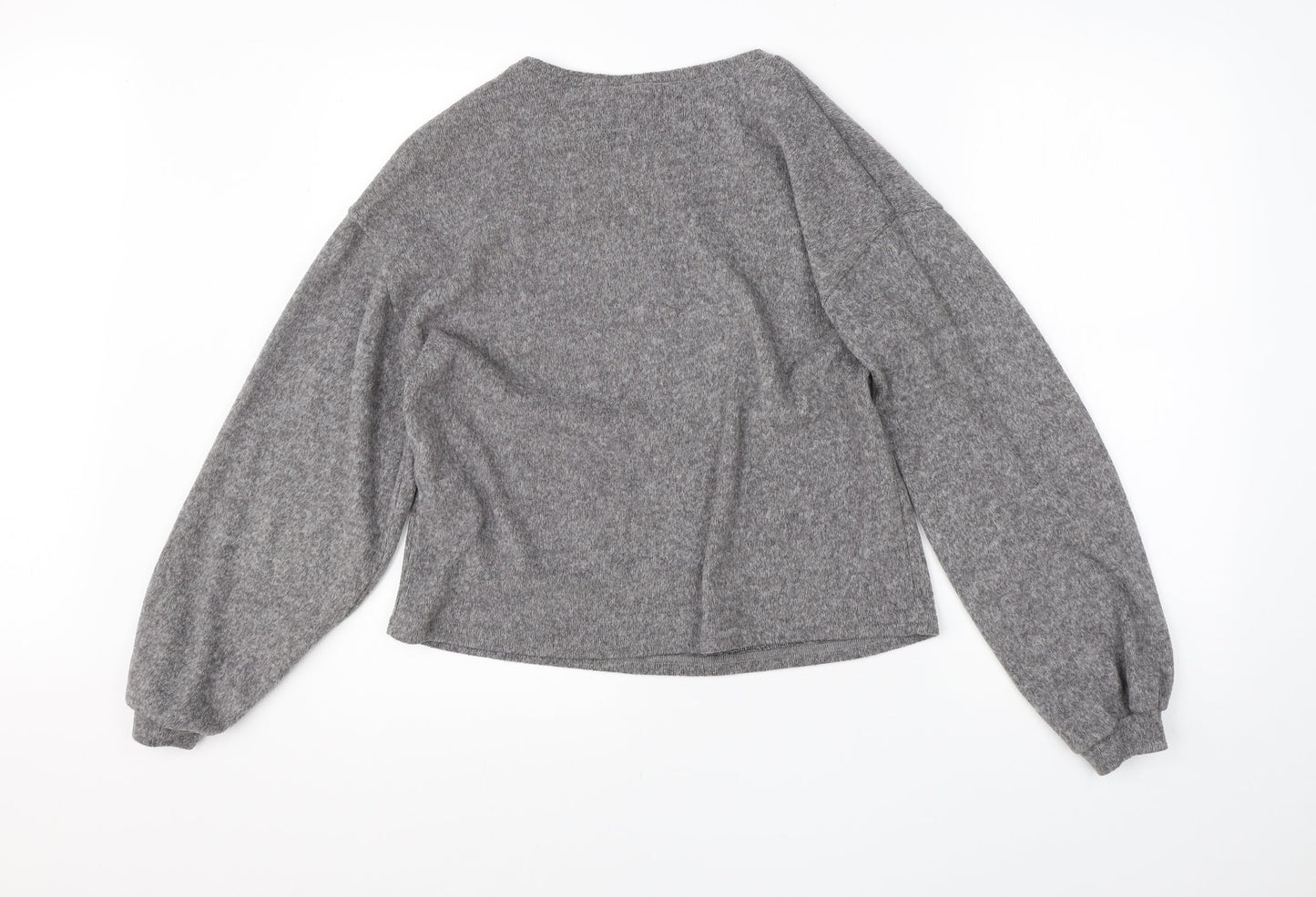 Womens UK Size S New Look Grey Pullover Jumper