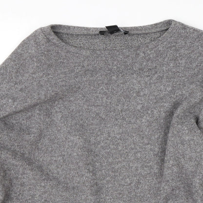 Womens UK Size S New Look Grey Pullover Jumper