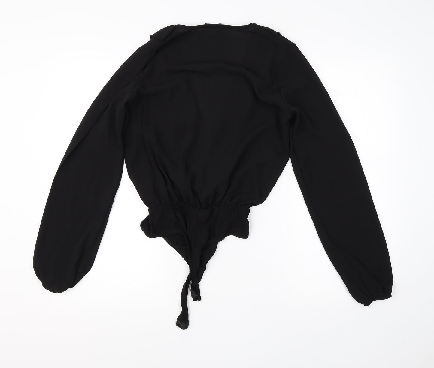 Boohoo Womens Black  Polyester Romper One-Piece Size 8