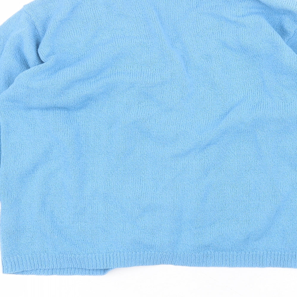 Womens UK Size M Akal Collection Blue Cardigan Jumper