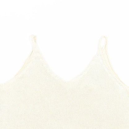 Womens UK Size S H&M White Basic T-Shirt
