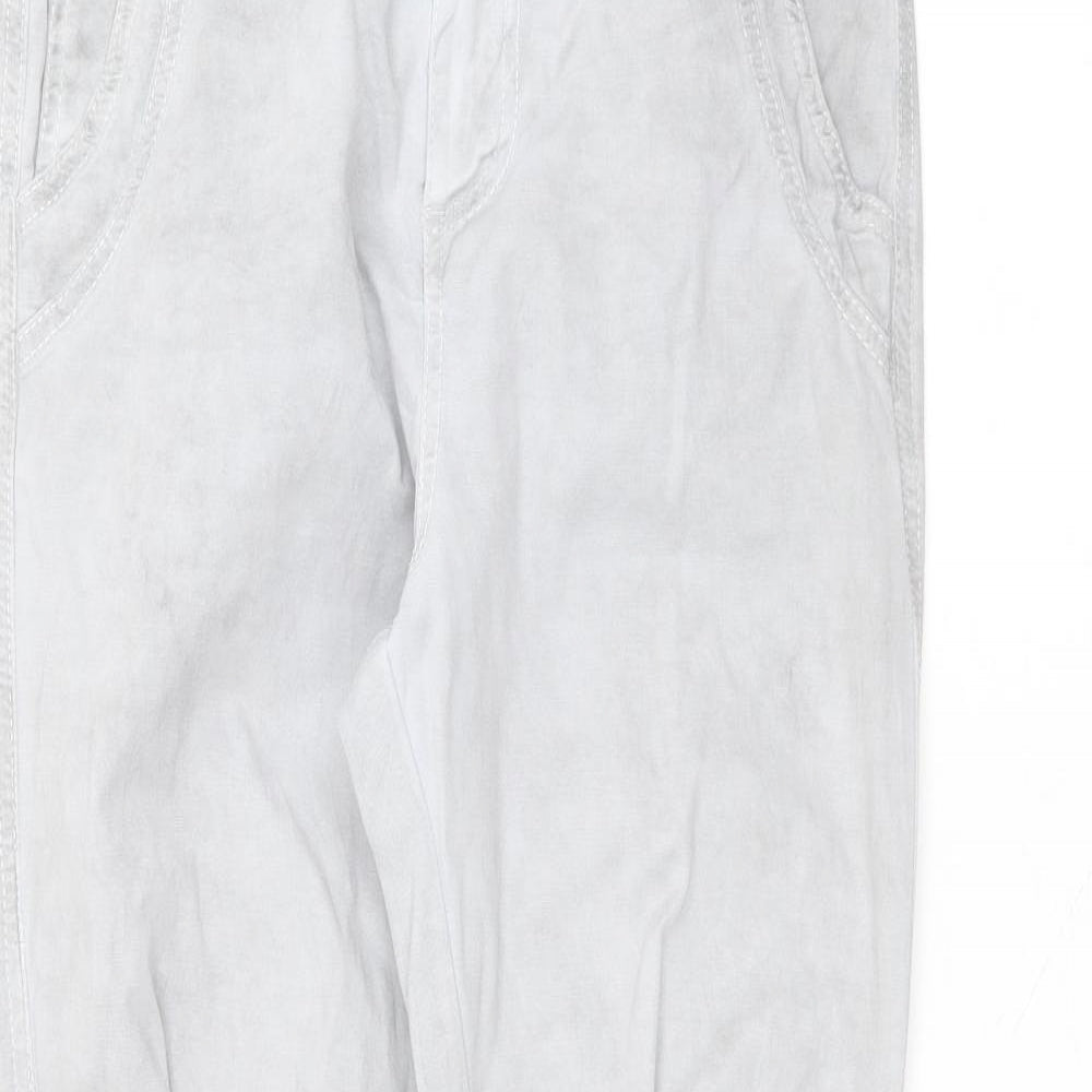 FUNKY STAFF Womens Grey  Cotton Straight Jeans Size M L27 in Regular