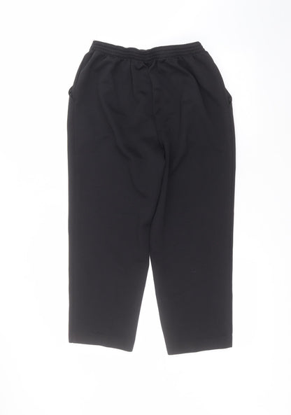 Womens UK Size 16 Marks and Spencer Regular Fit  Black Trousers