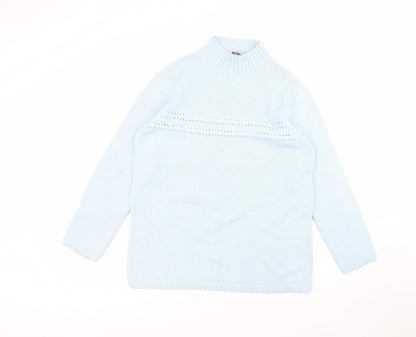 Womens UK Size 12 Olsen Blue Pullover Jumper