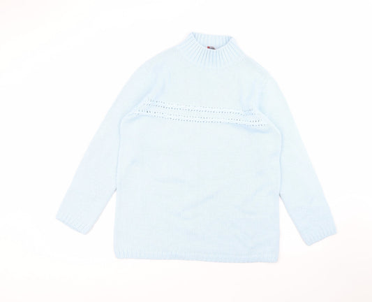 Womens UK Size 12 Olsen Blue Pullover Jumper