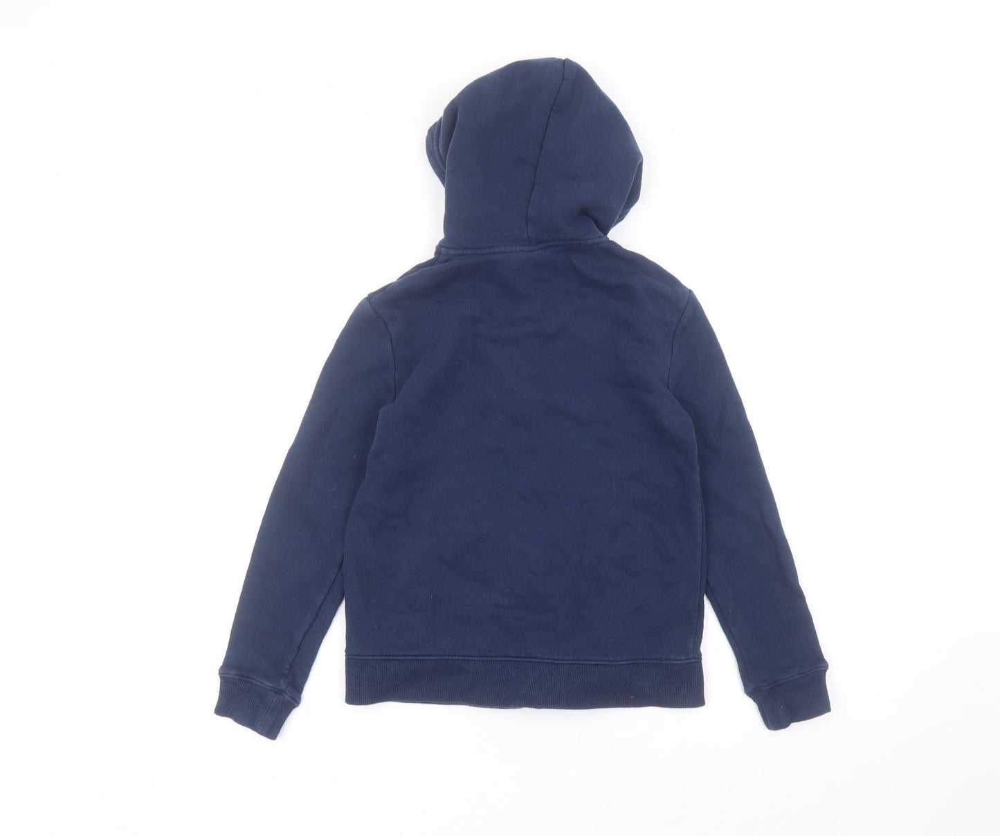 H&M Boys Blue  Cotton Full Zip Hoodie Size 9-10 Years