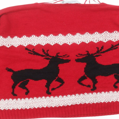 Womens UK Size M PREVIEW Red Pullover Jumper