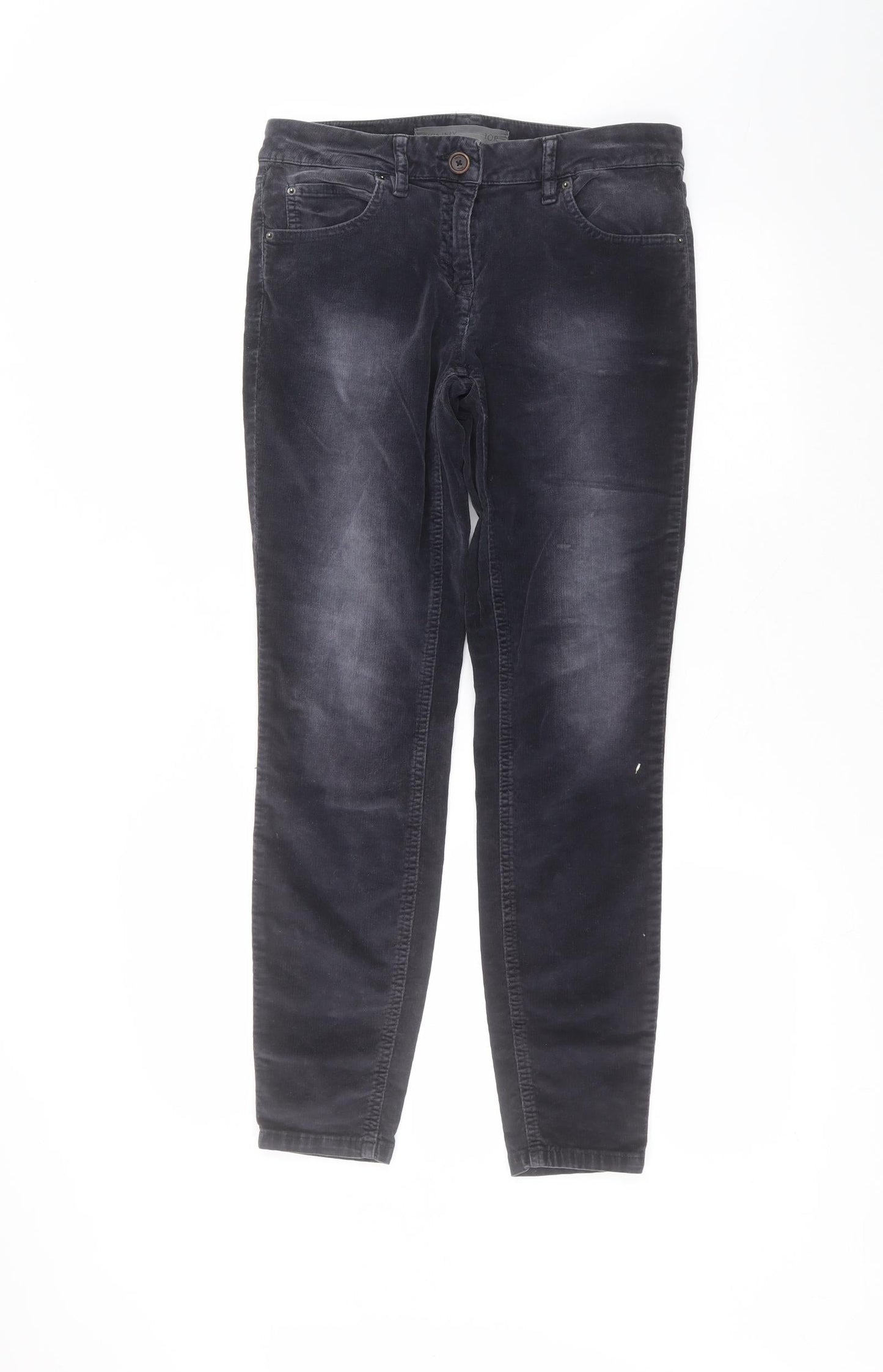 NEXT Womens Blue  Cotton Straight Jeans Size 10 L27 in Regular