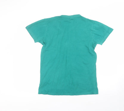 Mens UK Size S Cedar Wood State Green  T-Shirt