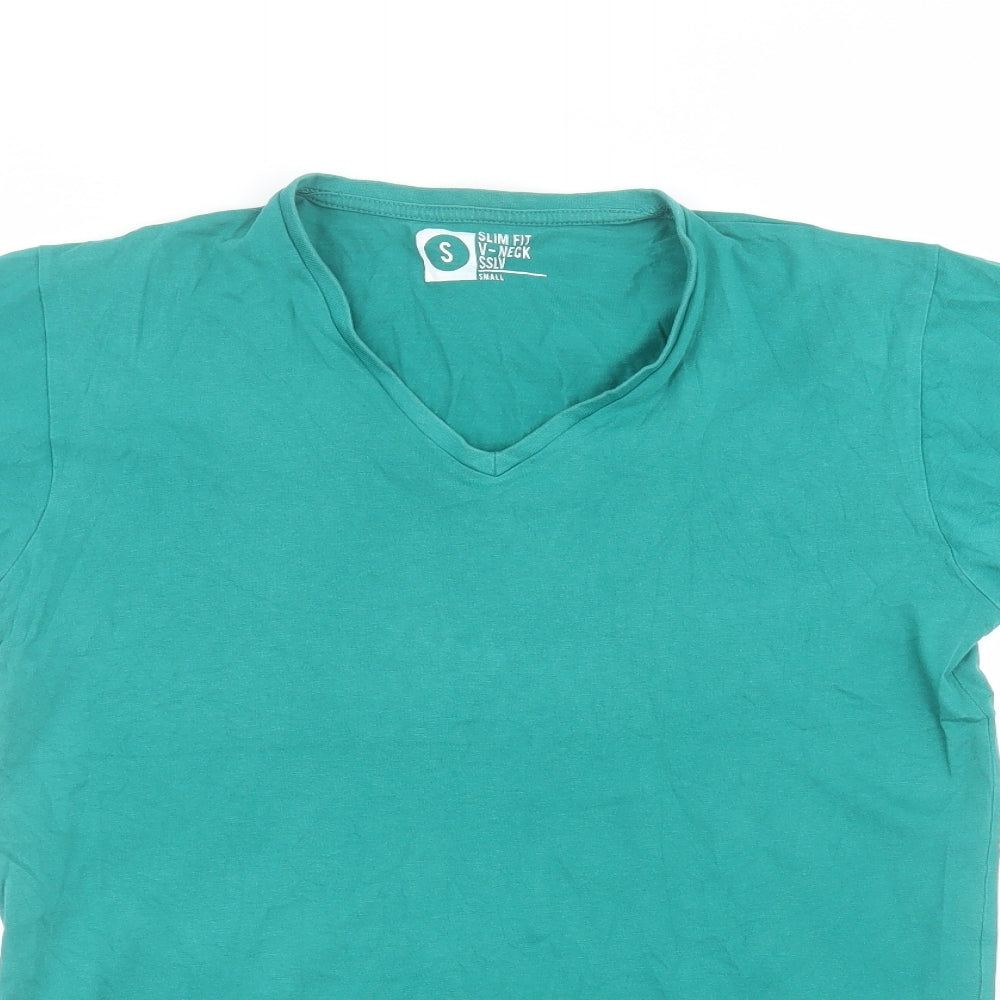 Mens UK Size S Cedar Wood State Green  T-Shirt