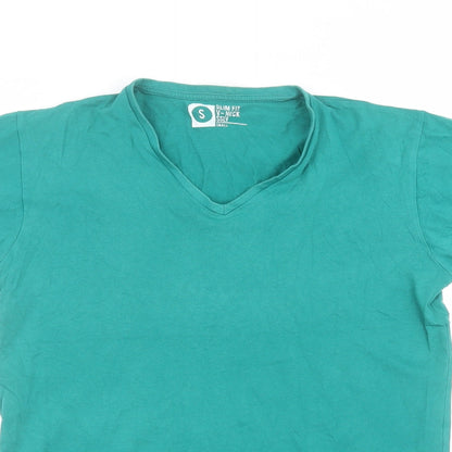 Mens UK Size S Cedar Wood State Green  T-Shirt