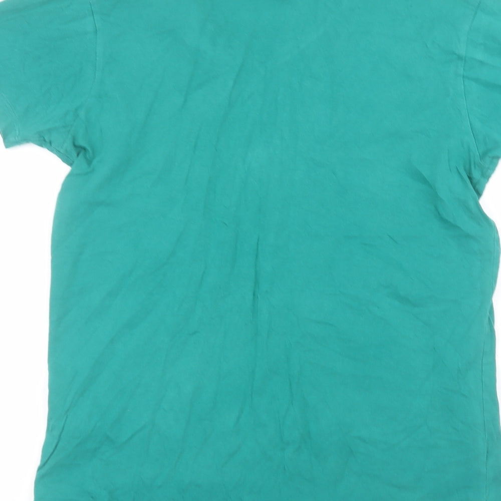 Mens UK Size S Cedar Wood State Green  T-Shirt