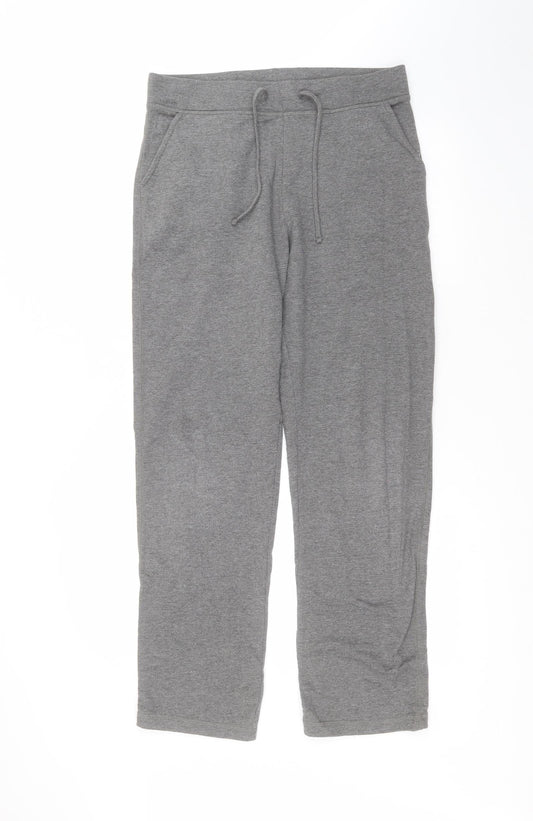 Matalan Womens Grey  Cotton Sweatpants Trousers Size M L29 in Regular