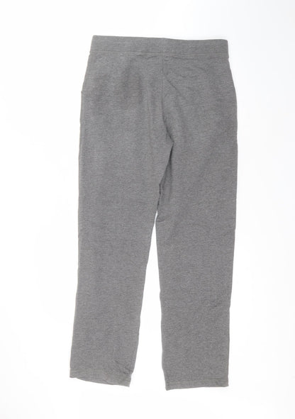 Matalan Womens Grey  Cotton Sweatpants Trousers Size M L29 in Regular