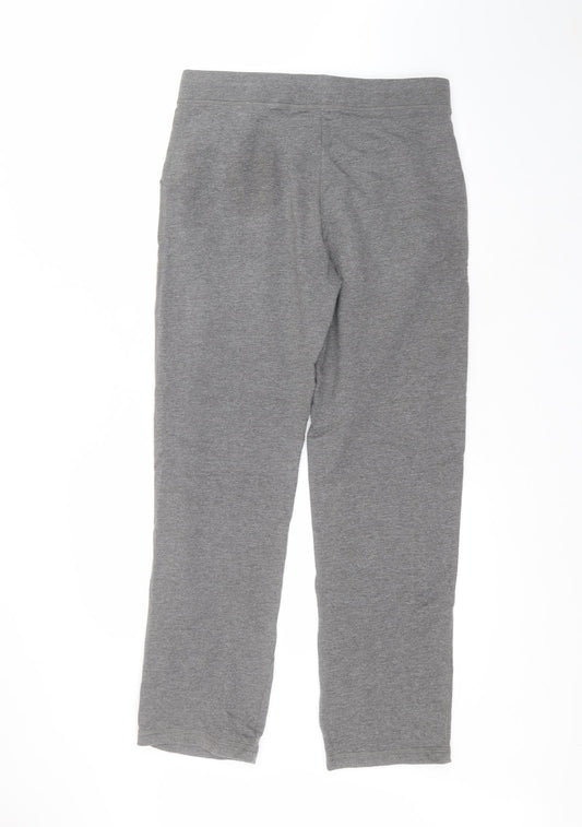 Matalan Womens Grey  Cotton Sweatpants Trousers Size M L29 in Regular