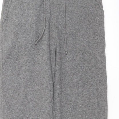 Matalan Womens Grey  Cotton Sweatpants Trousers Size M L29 in Regular