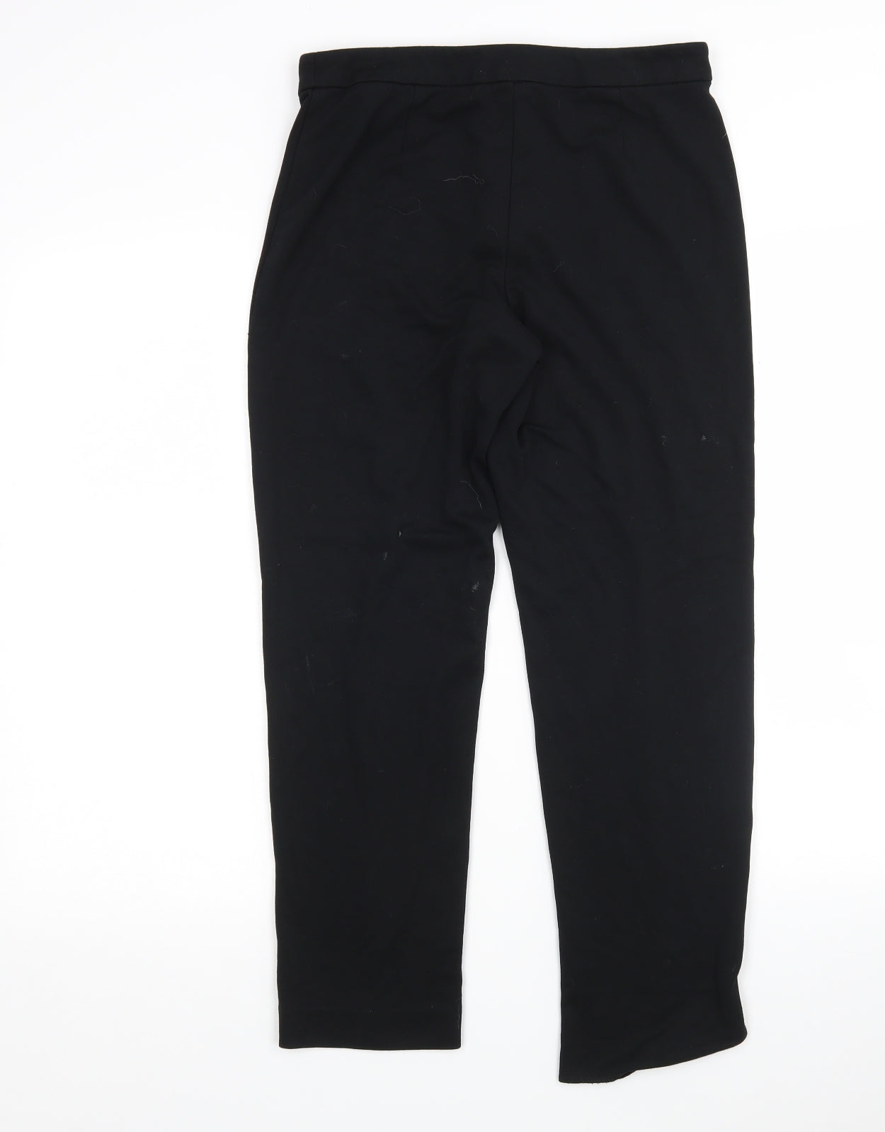 Womens UK Size 8 M&S Regular Fit  Black Trousers