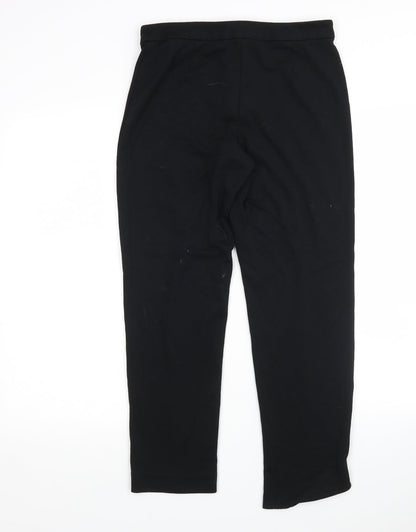 Womens UK Size 8 M&S Regular Fit  Black Trousers