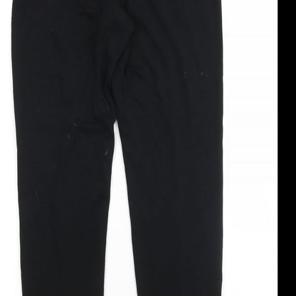 Womens UK Size 8 M&S Regular Fit  Black Trousers