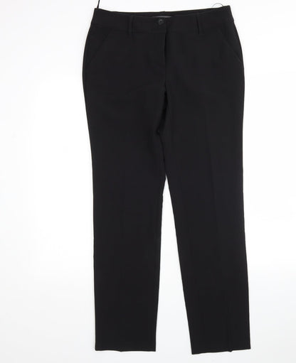 Womens UK Size 10 NEXT Regular Fit  Black Trousers