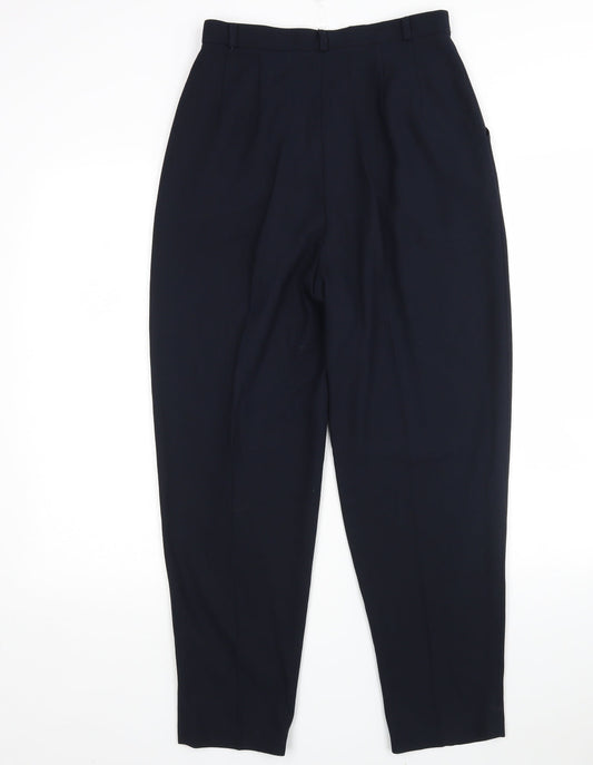 Richards Womens Blue  Polyester Trousers  Size 12 L27 in Regular