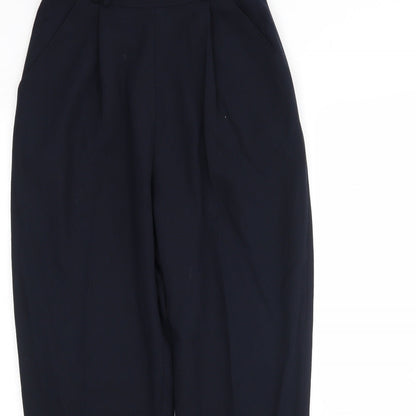Womens UK Size 12 Richards Regular Fit  Blue Trousers