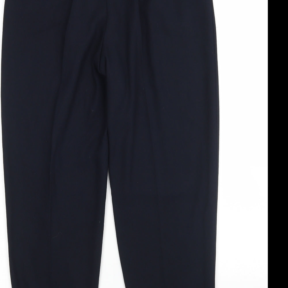 Womens UK Size 12 Richards Regular Fit  Blue Trousers