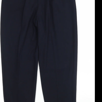 Womens UK Size 12 Richards Regular Fit  Blue Trousers