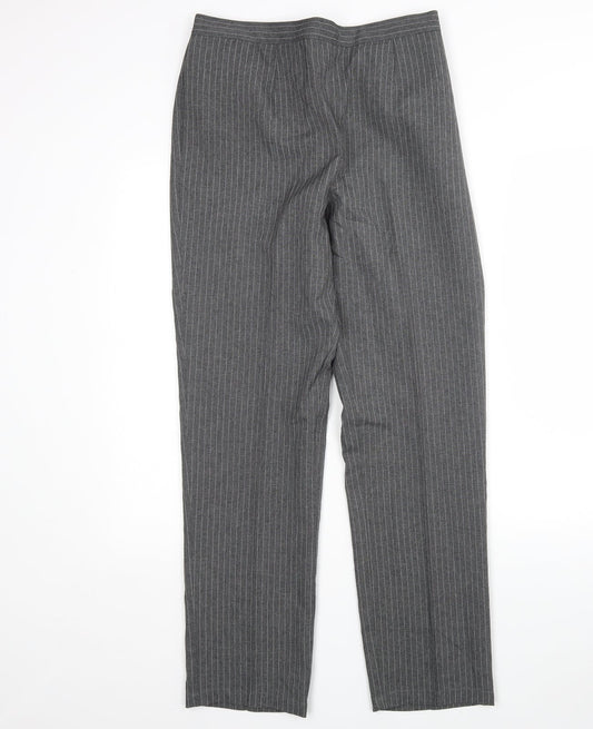 Daxon Womens Multicoloured Striped Polyester Trousers  Size 12 L30 in Regular