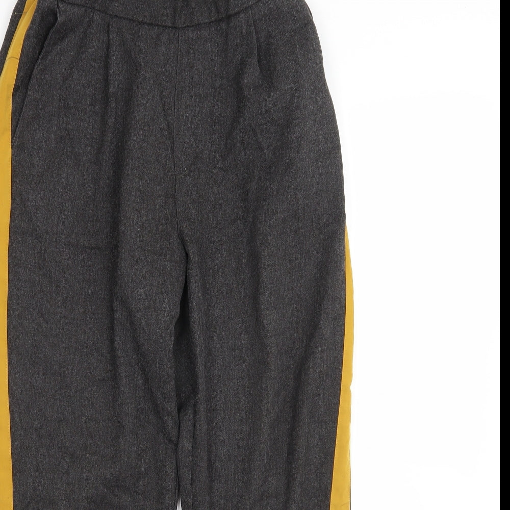 Womens UK Size M Pull&Bear Regular Fit Cropped Multicoloured Trousers