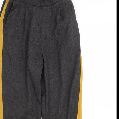 Womens UK Size M Pull&Bear Regular Fit Cropped Multicoloured Trousers