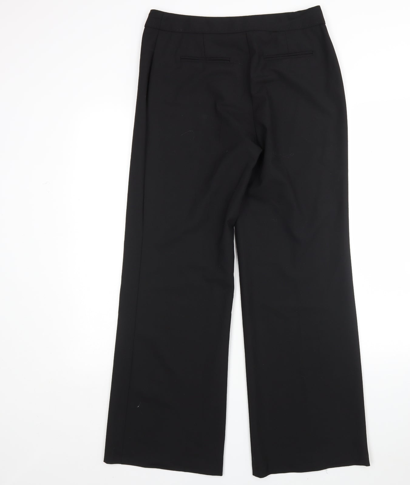 Womens UK Size 10 M&S Regular Fit  Black Trousers
