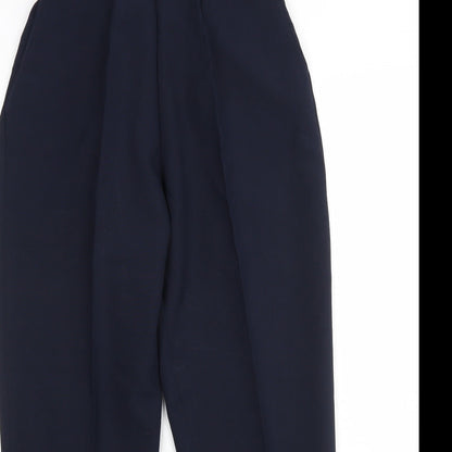 Womens UK Size 14 Preworn Regular Fit  Blue Trousers