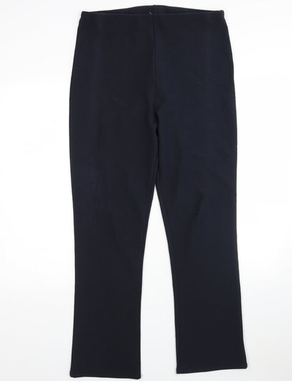 Womens UK Size 16 Preworn Regular Fit  Blue Trousers