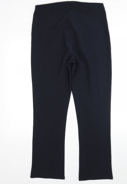 Womens UK Size 16 Preworn Regular Fit  Blue Trousers
