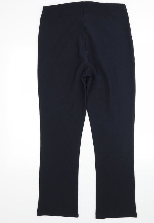 Womens UK Size 16 Preworn Regular Fit  Blue Trousers