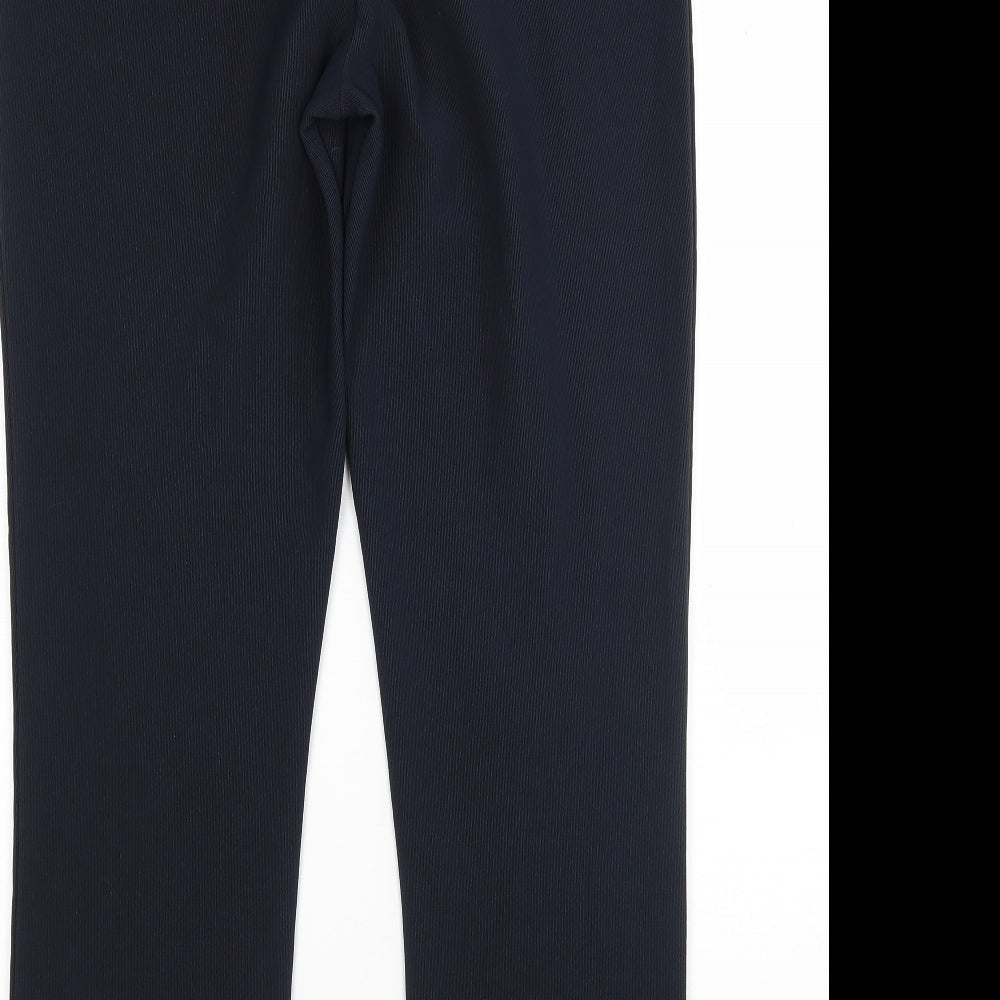 Womens UK Size 16 Preworn Regular Fit  Blue Trousers