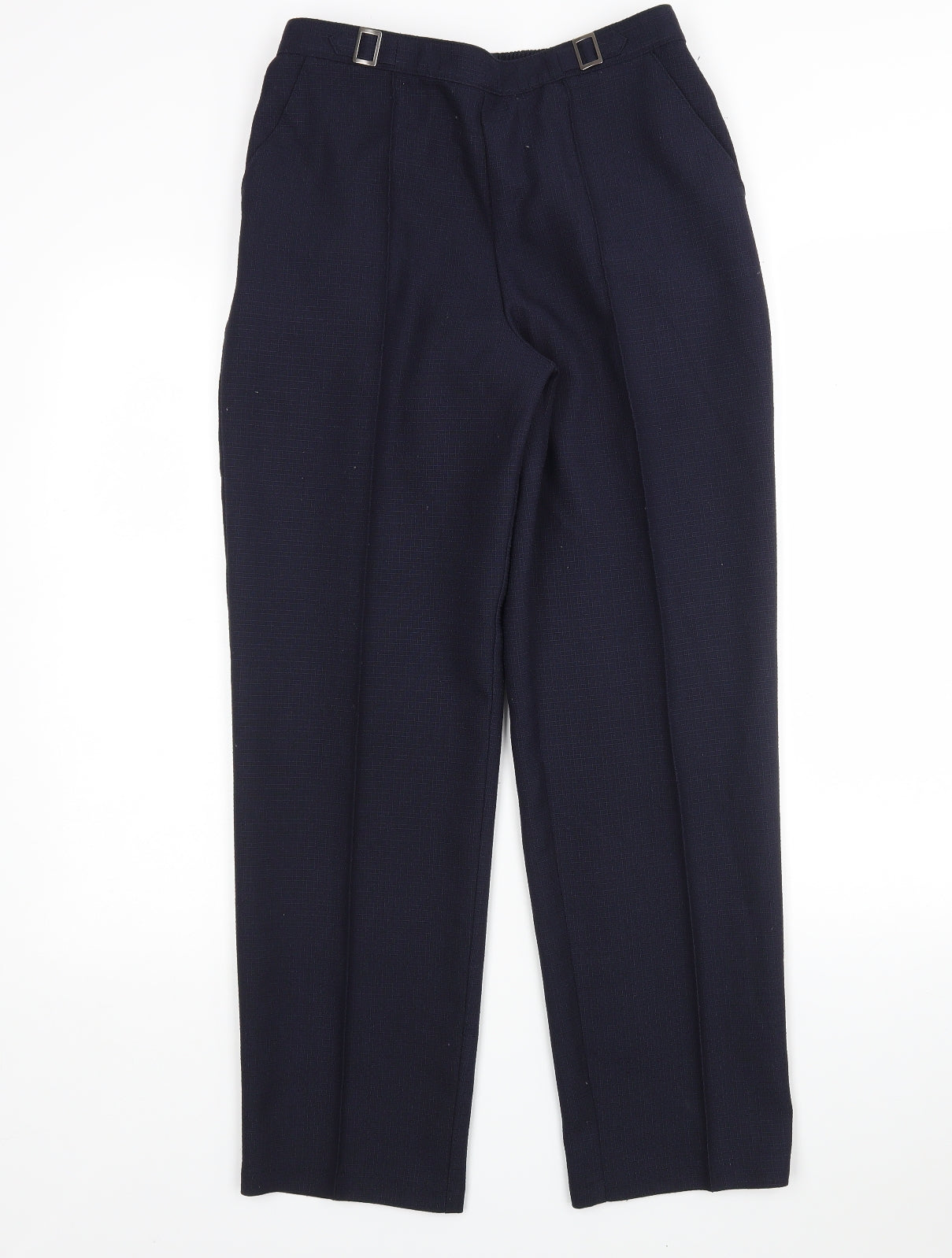 Womens UK Size 10 M&S Regular Fit  Blue Trousers