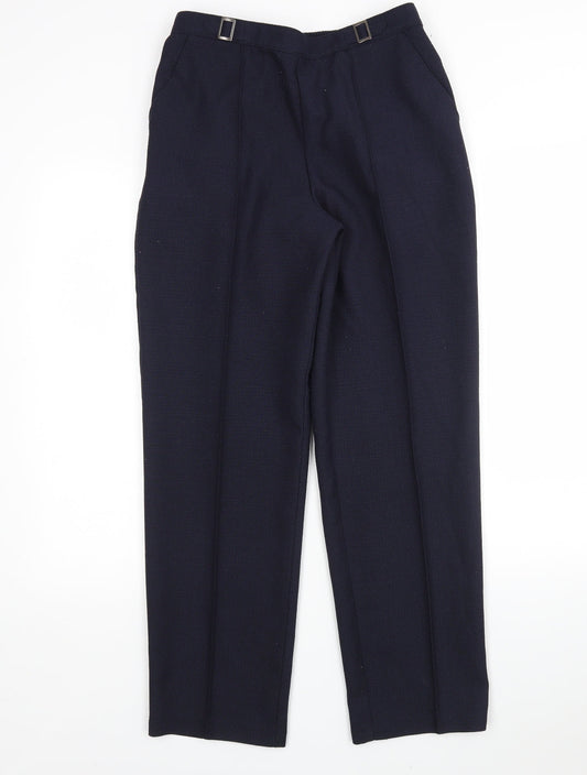 Womens UK Size 10 M&S Regular Fit  Blue Trousers